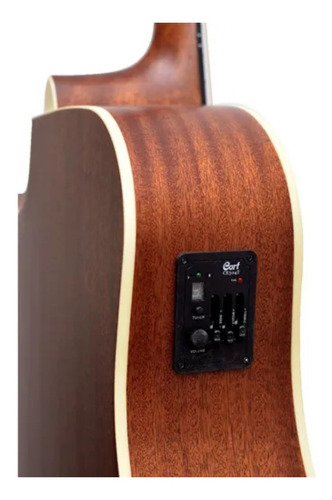 Violão Folk Cort Mr600f Ns Eletroacústico