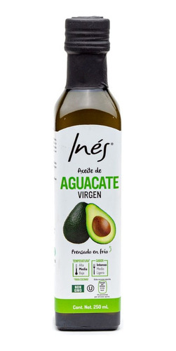 Aceite De Aguacate Virgen 250 Ml Inés Sin Gluten