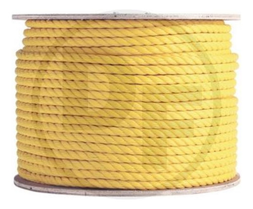 Mecate Amarillo De Polipropileno De 3/4''x 180m- Rollo