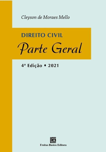Direito Civil Parte Geral - 2021