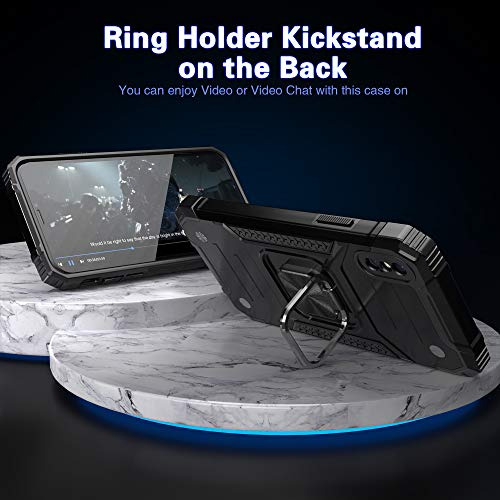 Funda Para iPhone X/xs Negro Uso Rudo Drop Test-02