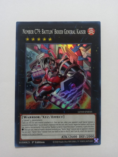 Number C79: Battlin' Boxer General Kaiser - Super Rare  Ld10