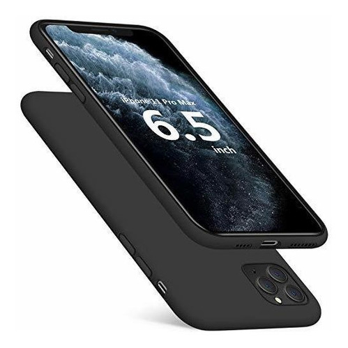Funda Dtto Para iPhone 11 Pro Max Silicona  Negro