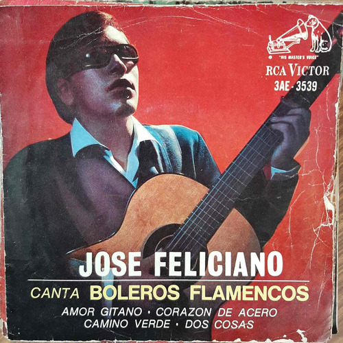 Portada Simple Jose Feliciano Boleros Flamencos Ps0