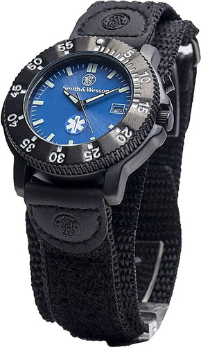 Smith & Wesson Emt Reloj Para Hombre, Resistente Al Agua Has