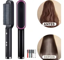 Comprar Escova Pente Secadora Profissional 3 Em 1 Seca Modela Cabelo Cor Escova Secadora Alisadora 110V\u002F220V