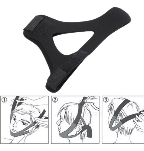 Bg Máscara Facial Antironquidos Banda Mentonera Apnea, 1