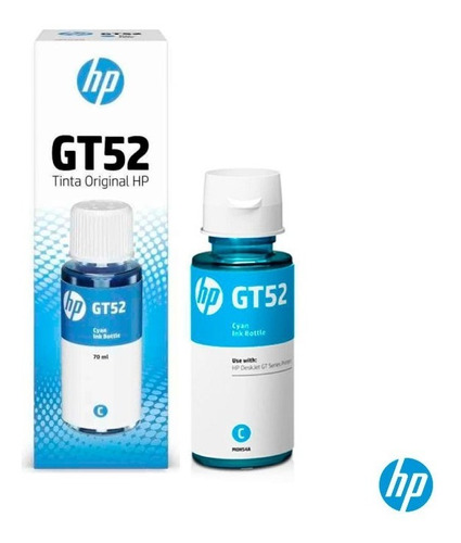 Botella Hp Gt52 Cyan M0h54al Para Gt5810 Gt5820 315 410 415