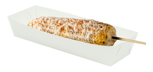 Charola Para Hotdog Jumbo, Banderilla, Kraft 22x7x4cm 50pz