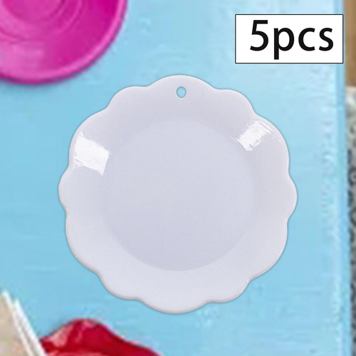 Bandeja De Platos En Miniatura Para Casa De Muñecas, 4,5 Cm