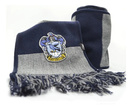 Bufanda Rayada Harry Potter Licencia Ravenclaw Original