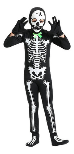 Halloween Cosas Ropa Fluorescente Esqueleto Niños
