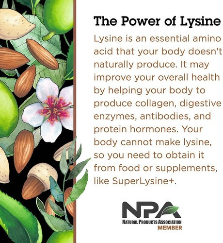 Imagem 3 de 5 de Super Lisina + Vitamina C Cálcio Equinacea Própolis Licorice