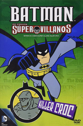 Batman Super Villanos Killer Croc 3 Episodios Serie Dvd