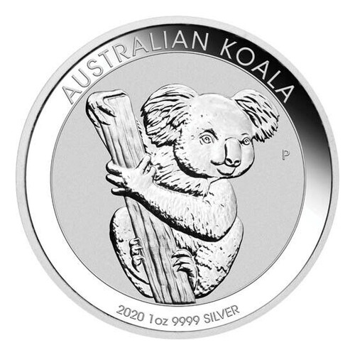 Moneda De Australia Koala 2020onza De Plata Pura 999