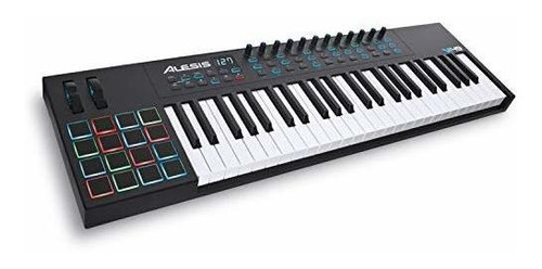 Controlador Midi Alesis Vi49 Usb De 49 Teclas Con 16 Pads