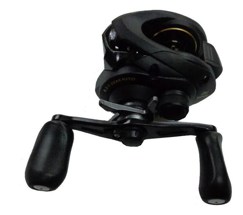 Reel rotativo Shimano Caius 151 izquierdo color negro