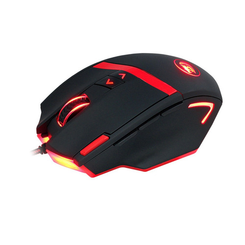 Redragon Gaming Mouse Láser Mammoth M801 Alámbrico Negro