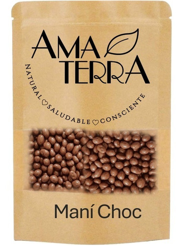 Maní Bañado En Chocolate 500 Grs. Amaterra