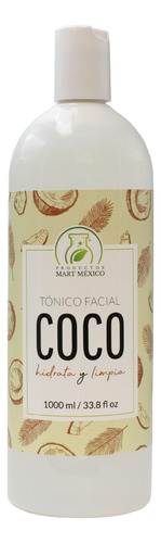 Tónico Facial De Coco Hidratante (1 Litro)