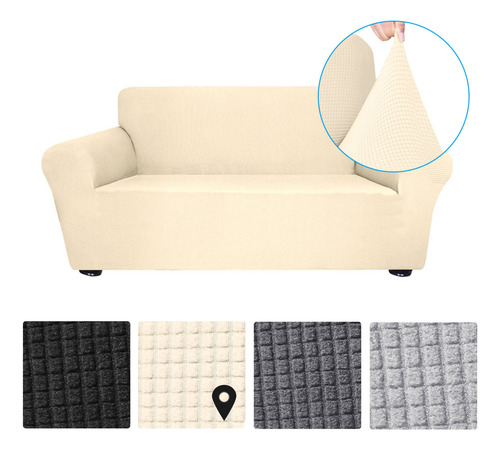 Funda Elástica Para Sofá, Suave Y Antideslizante, Lavable