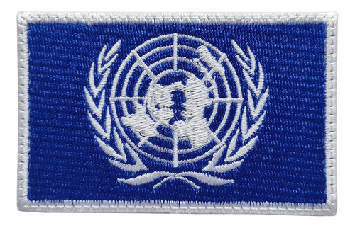 Parche Bor. Bandera Organizacion De Las Naciones Unidas Flag