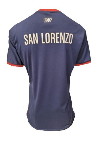 Imagen 2 de 5 de Camiseta Entrenamiento Oficial San Lorenzo Voley Azul Nr