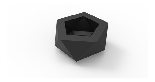 Macetero Pentagono Para Suculenta Impreso 3d