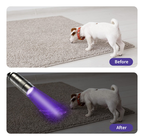 Lanterna Uv Black Light Cosoos 395nm Mini Pen À Prova D'água