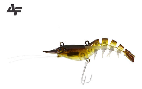 Iscas Artificiais Shrimp Articulada Albatroz 7,5cm - (5,5g) Cor Cor 04