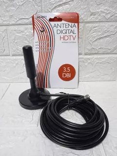 Antena Tv Full Hd 5 Metros 3.5 Dbi Interior Exterior 1080