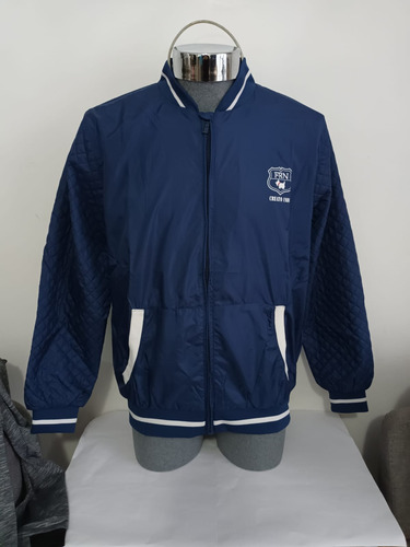 Chamarra Azul Ferrioni Hombre Talla Mediana (m) Mod.m09887