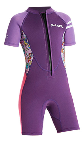 Traje De Baño Corto Deportivo Para Niñas Ropa De Natación