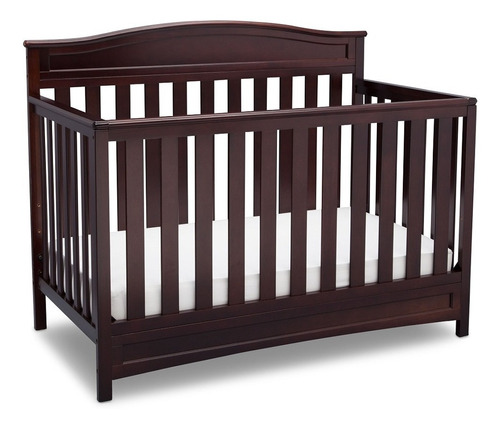 Delta Emery Dark Chocolate Cuna Cama Bebe Niños 4 En 1