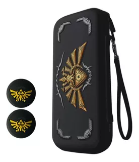 Case Estojo Bag Capa Nintendo Switch Oled + 2 Grip Zelda