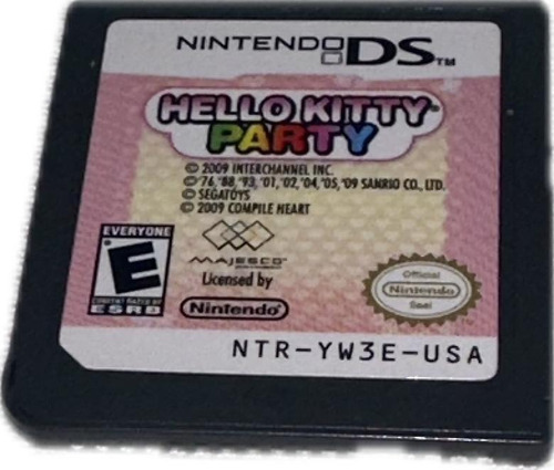 Hello Kitty Party - Nintendo Ds - Original (Reacondicionado)