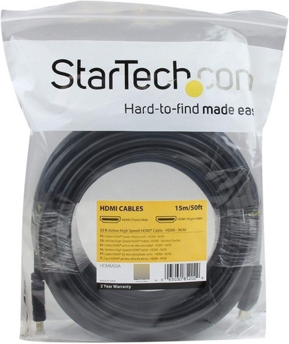 Cable Startech 2x Hdmi De Alta Velocidad Macho 30m Negro /vc
