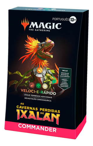 Magic Deck Commander Ixalan Caves Rápidas y rápidas Lenguaje de cartas: Pantlaza, el favorito del sol