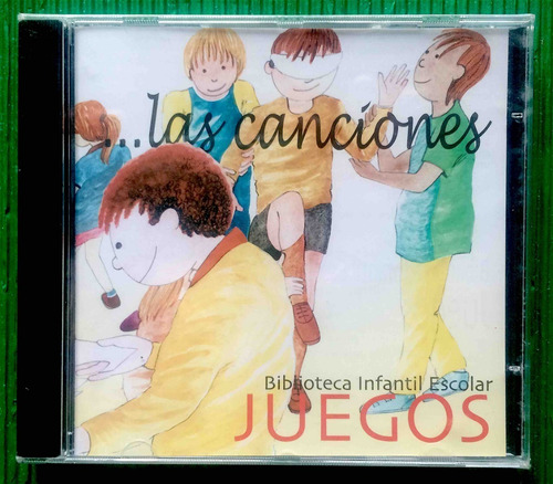 Las Canciones Juegos Biblioteca Infantil Escolar Cd