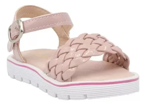 comprar Sandalia De Nena Trenzada De Charol (flopi 74)