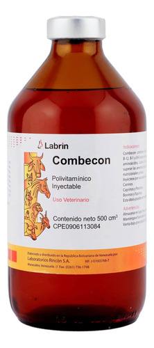 Combecon Polivitaminico Complejo B Inyectable 500ml