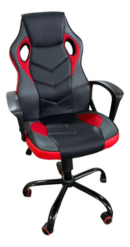 Silla Gamer Oficina  Blanco Con Negro