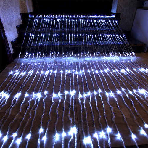 Cortina Led De Lluvia Con Forma De Cascada, Lluvia Y Lluvia
