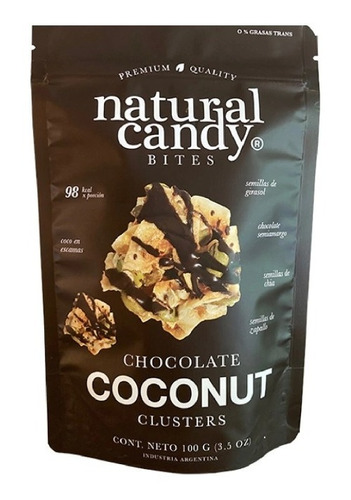 Natural Candy Coconut Chocolate Cluster - Shoppit
