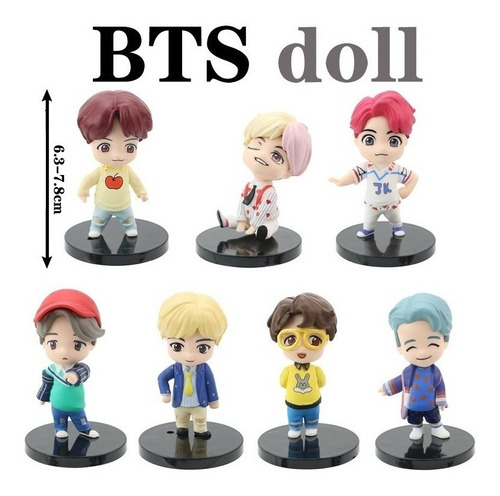 Set De Muñecas Bts Mini Idol - Los 7 Miembros