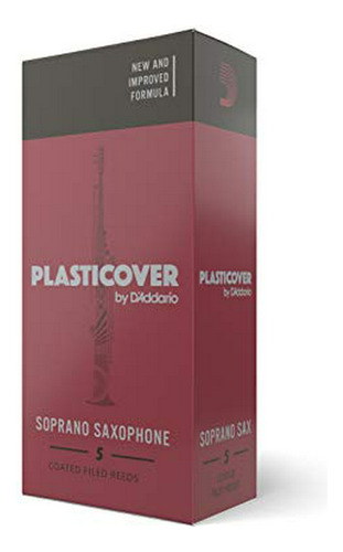 Cañas Soprano Sax Daddario Plasticover 1.5, 5-pack