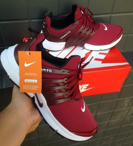 nike presto vermelho masculino