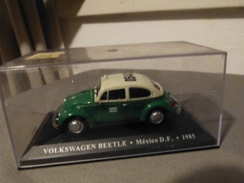 E- Taxi Volkswagen Beetle Mexico D.f. 1985 Coleccion Ixo 