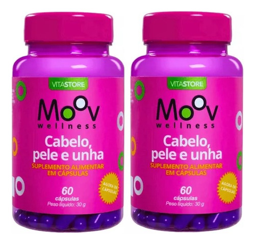 Cabello Piel Y Uñas Multivitamínico Belleza Femenina X 2