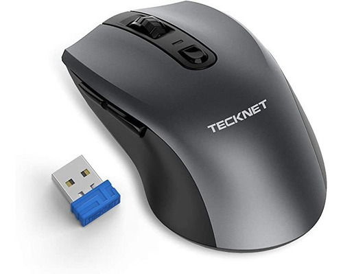 Tecknet - Mouse Usb De  Dpi, Mouse De Computadora Con 6 Niv.